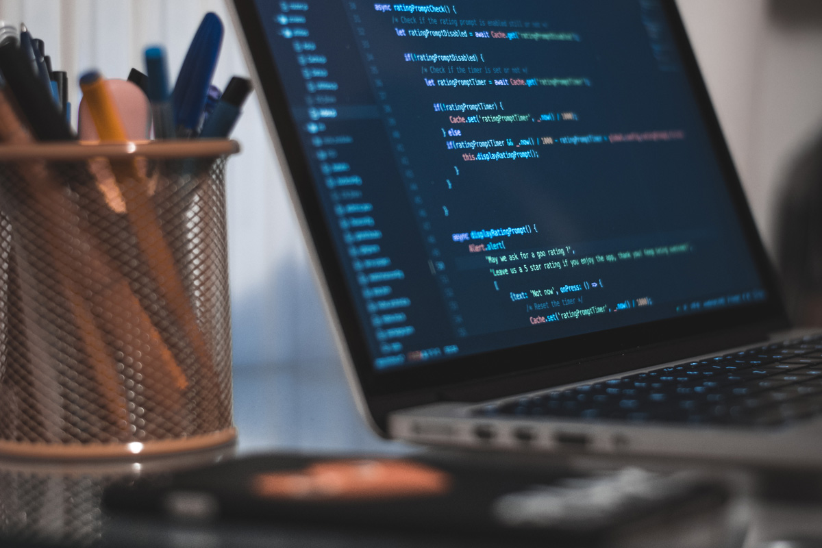 coding on a computer